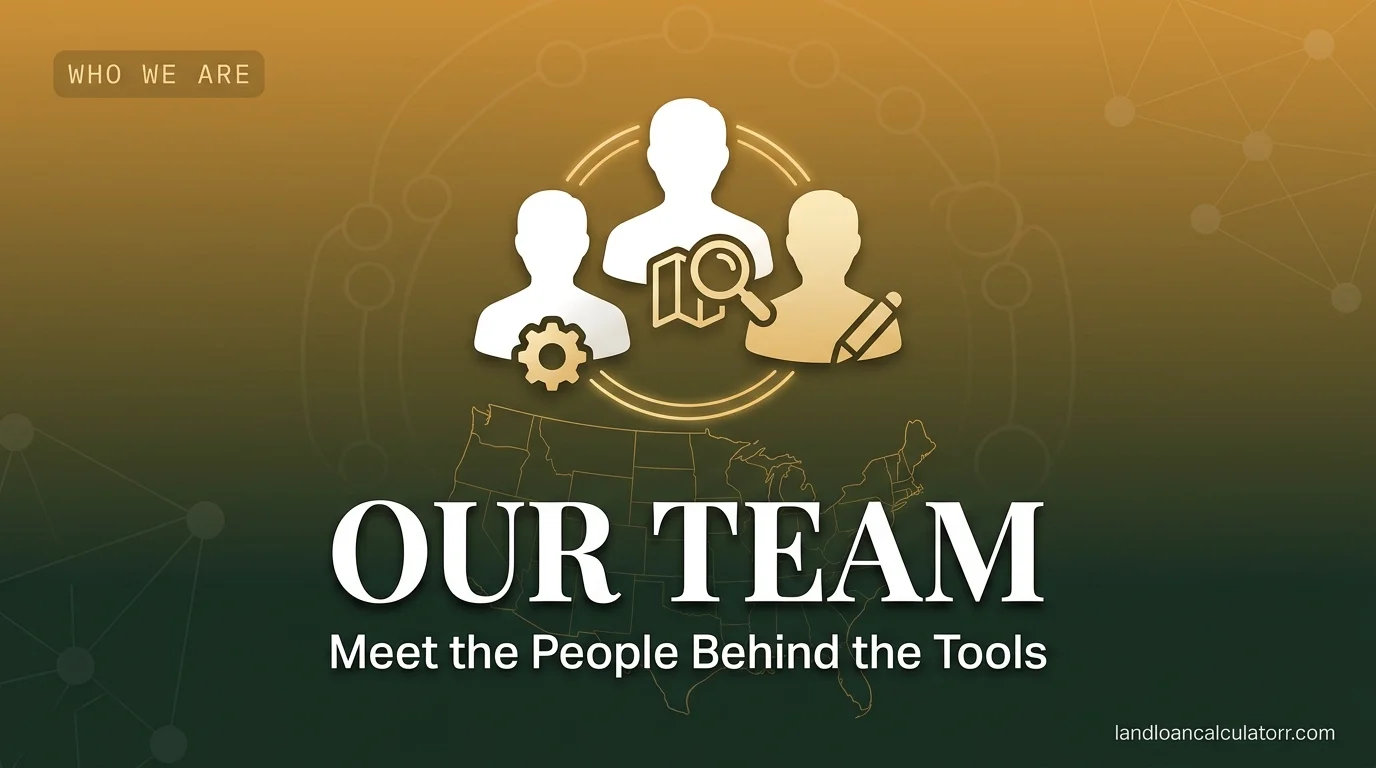 Our Team - Land Loan Calculator - Meet founder Zayn Ashford and the Land & Rural Finance Research Desk. Visit landloancalculatorr.com/our-team/