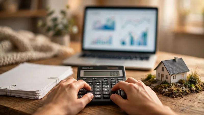 Using a land loan amortization schedule calculator to plan monthly land loan payments