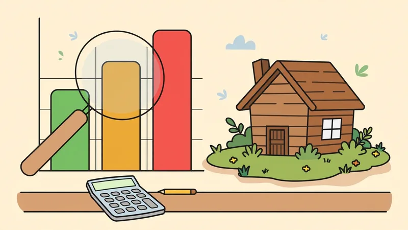 Land loan interest rates comparison showing how rates affect monthly payments